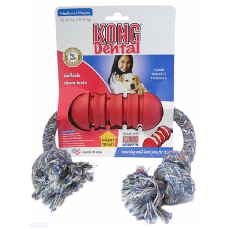 Kong Dental Medium Con Corda