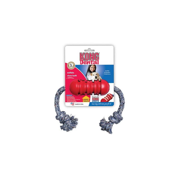 KONG DENTAL MEDIUM W/ROPE