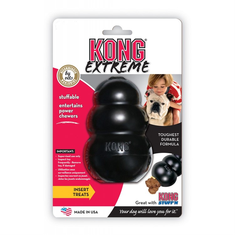 Kong Extreme Nero Extra Large Per Cani da 25 a 40 kg