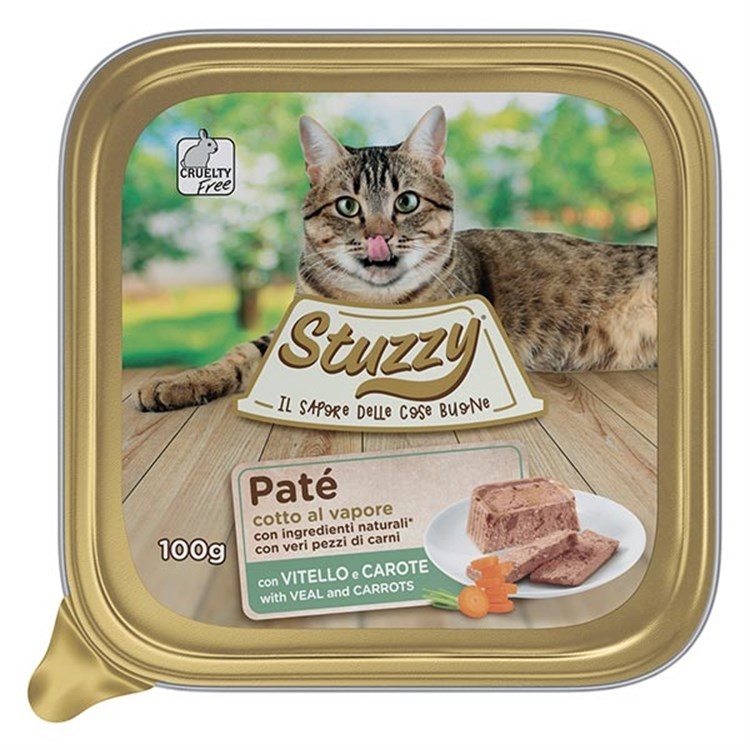 Stuzzy Pate' con Vitello e Carote 100gr