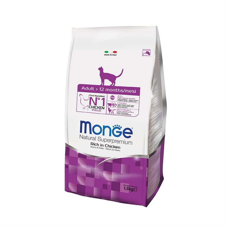 Monge Natural Superpremium Adult Pollo 1,5 Kg Per Gatti