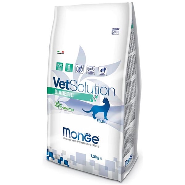 MONGE VETSOL FELINE DIABETIC 400G Crocchette per Gatti