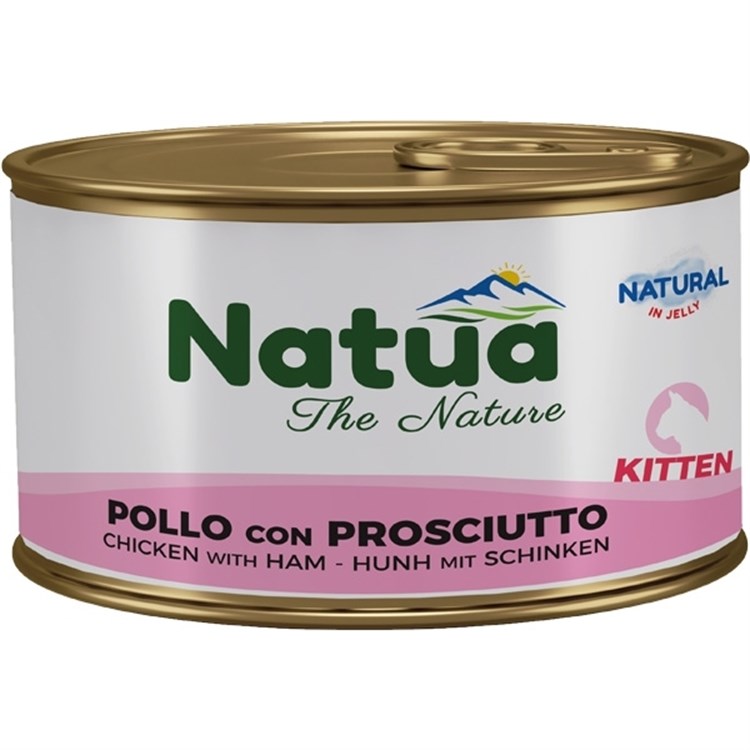 Natural Kitten Jelly Pollo con Prosciutto