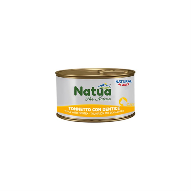 Natua Natural Adult Cat Jelly Delicious Tonnetto con Dentice 85 gr Scatoletta Gatto