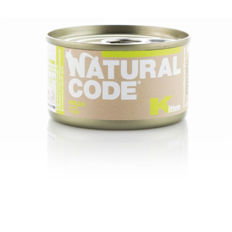 Natural Code Kitten Pollo 85 gr Scatoletta Per Gatti