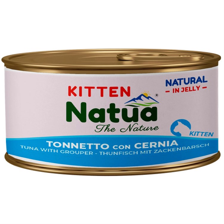 Natural Kitten Jelly Tonnetto con Cernia