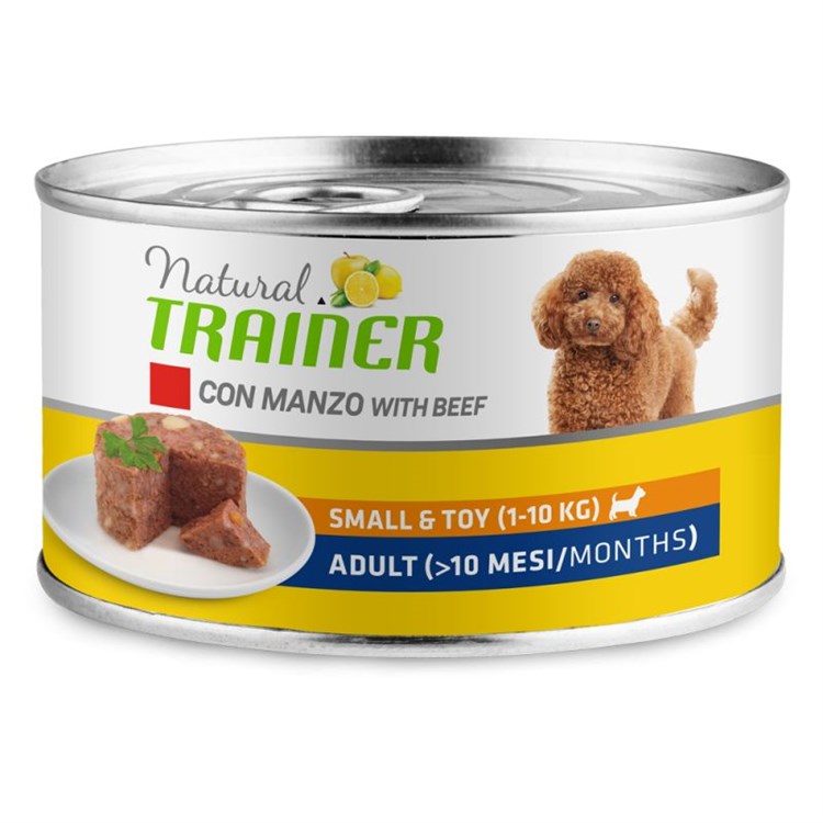 Natural Trainer Small Toy Adult Manzo 150 gr Umido Cane