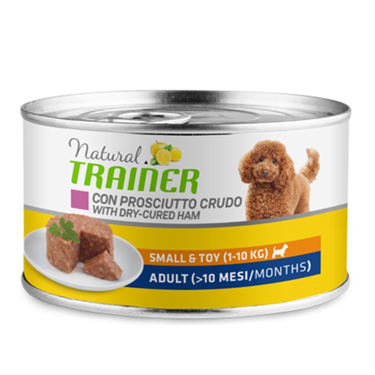 Natural Trainer Small Toy Adult Prosciutto 150 gr Umido Cane