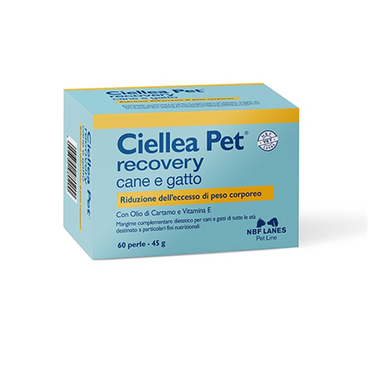 NBF Lanes Ciellea Recovery Pet 60 Perle Per Riduzione Peso Cane e Gatto