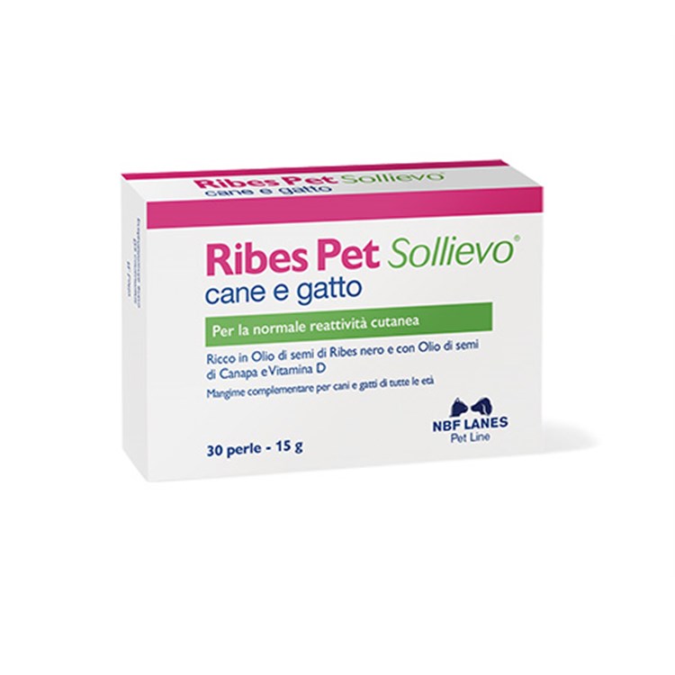 NBF Lanes Ribes Pet Sollievo 30 Perle Per Cani e Gatti