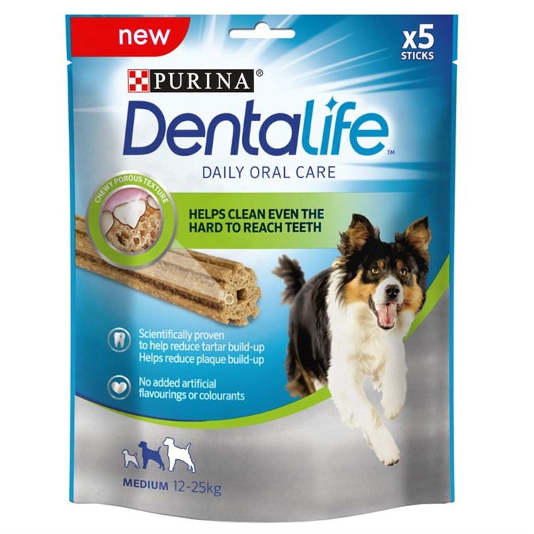 Nestle Purina Snack Dentalife Medium 15 Sticks 345 Gr (3 x 5 Pz)