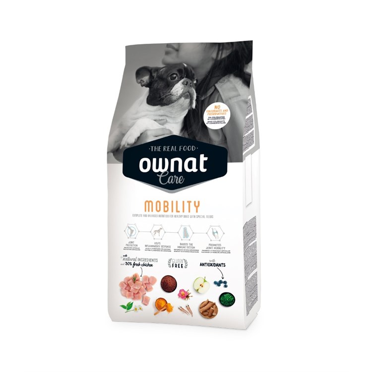 Ownat Care Mobility 10 Kg Crocchette Per Cani