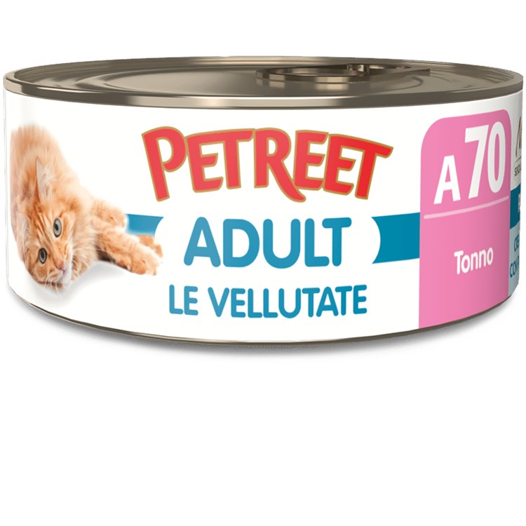 Petreet Vellutate di Tonno 70 gr A70 Scatoletta Umido Gatto