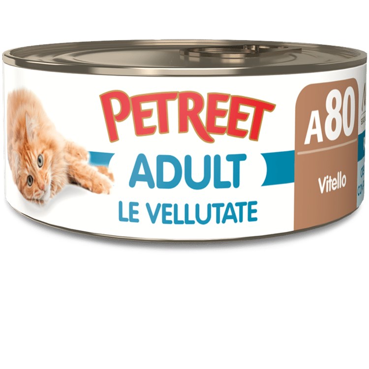 Petreet Vellutate Vitello 70 gr A80 Scatoletta Umido Gatto