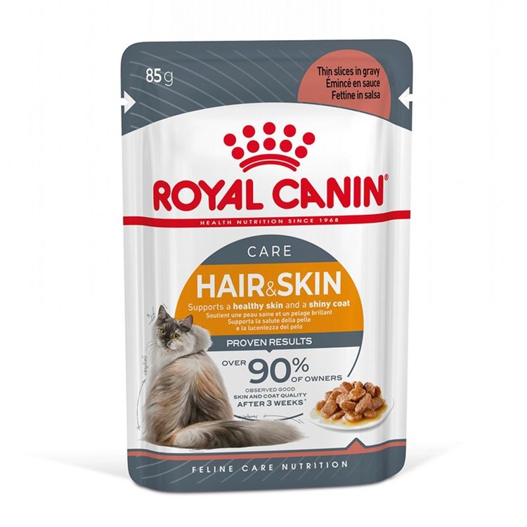 Royal Canin Intense Hair Skin Gravy 85 gr In Salsa Per Gatti