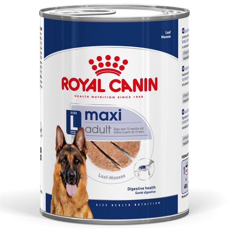 Royal Canin Maxi Adult 410 Gr Barattolo Pate Umido Per Cane