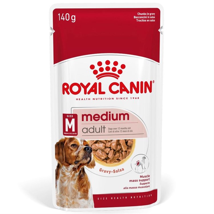 Royal Canin Medium Adult 140 Gr Busta In Salsa Umido Per Cane