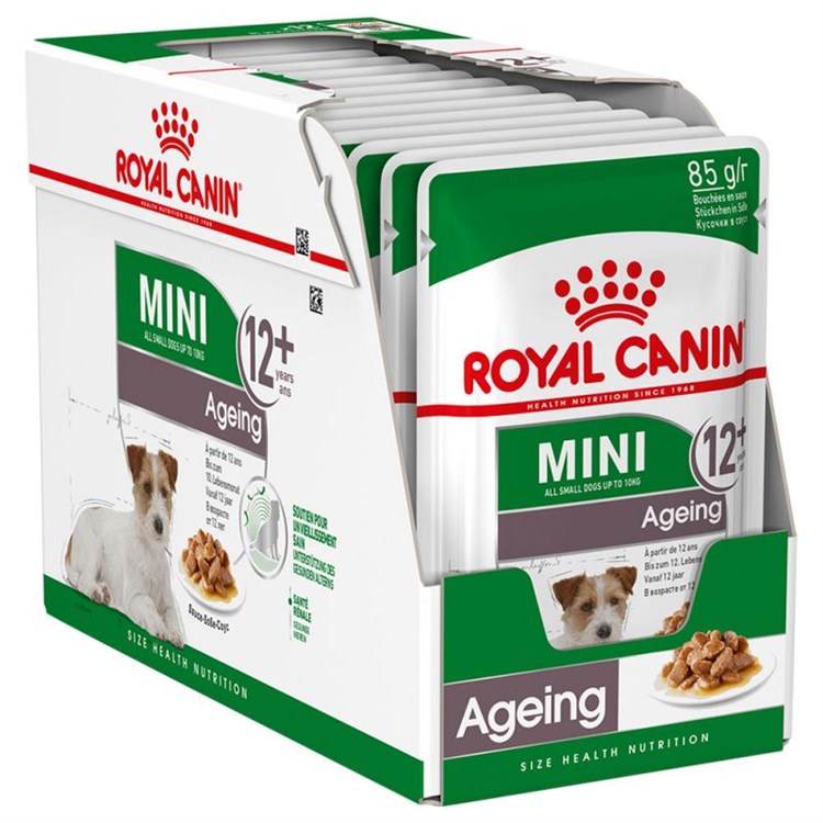 Royal Canin Mini Ageing 12 + 85 Gr Busta In Salsa Umido Per Cane - iPelosi