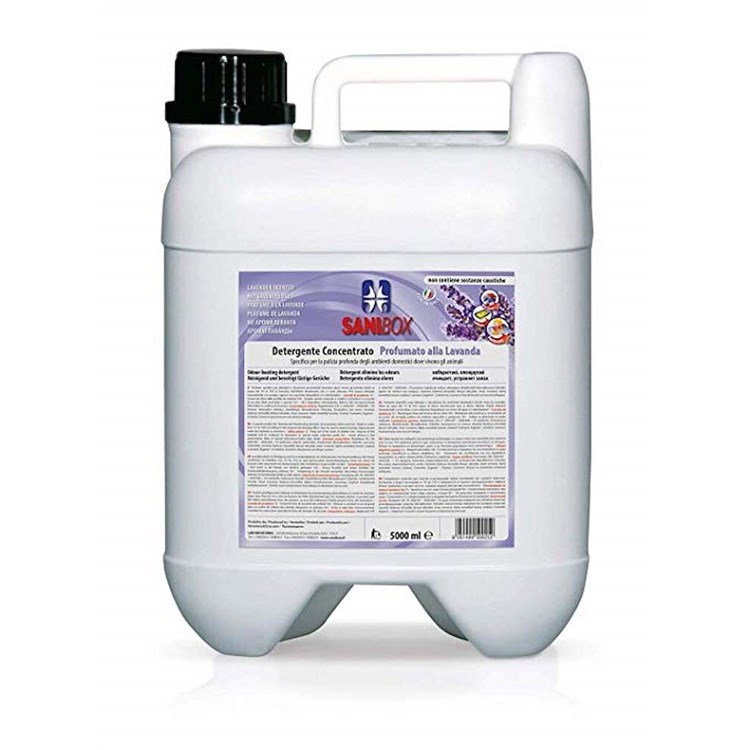 Sanibox Detergente Concentrato Profumazione Lavanda 5 Lt Per Ambienti