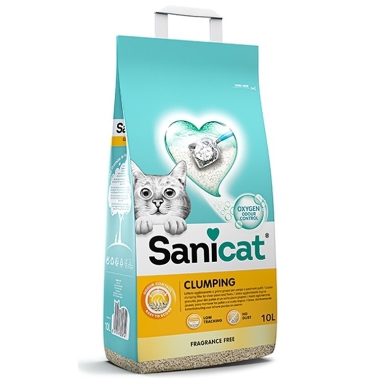 Lettiera Sanicat Clumping Unscented Agglomerante 10 lt