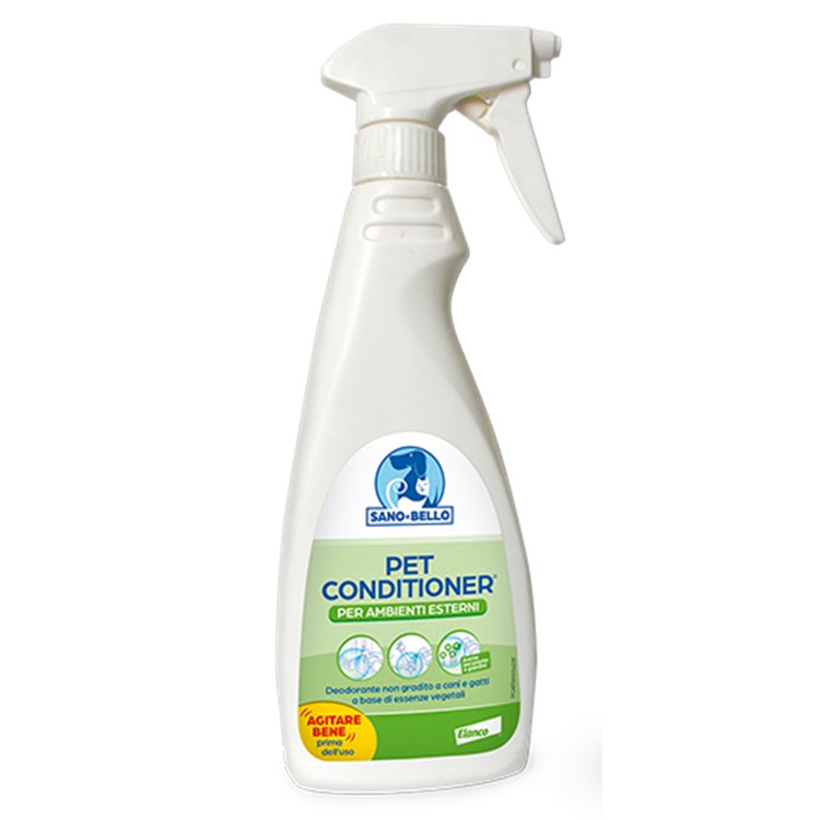 Sano e Bello Pet Conditioner Repellente Ambienti Esterni 500 ml Per Gatti e Cani