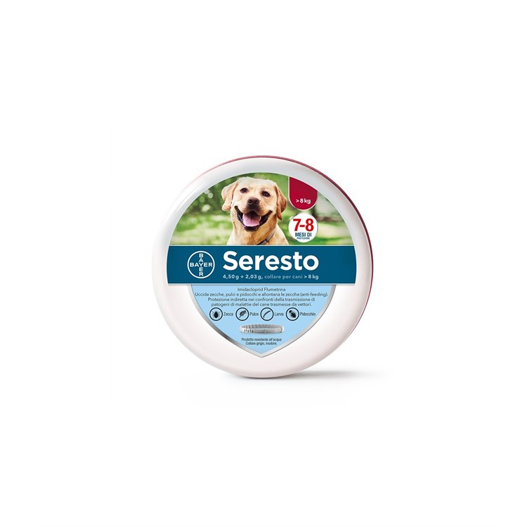 SERESTO COLLARE CANI 70 cm SUPERIORE 8 K G