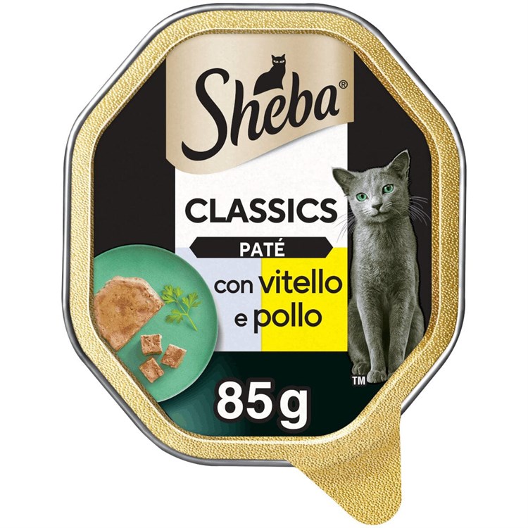 Sheba Pate Classic Vitello e Pollo 85 gr