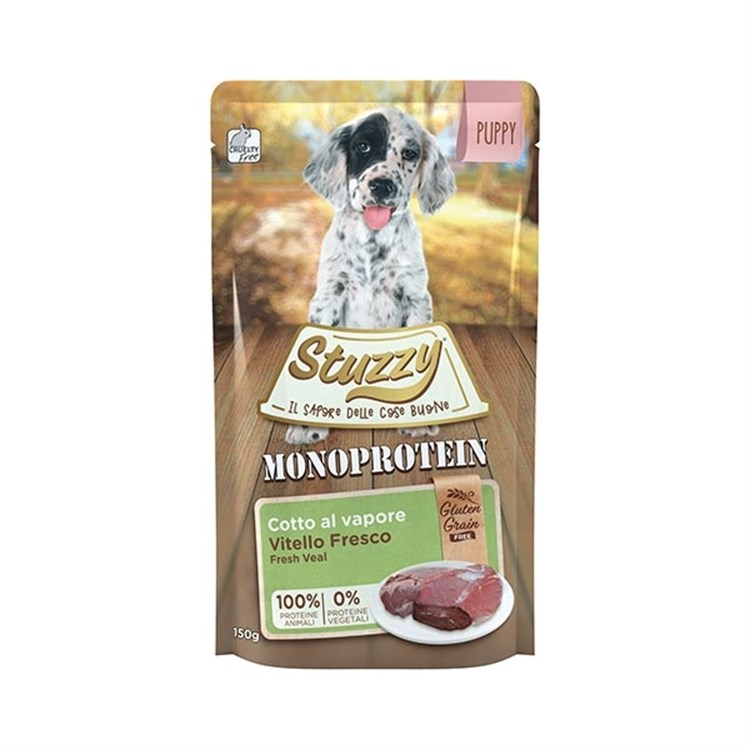 Monoprotein Grain & Gluten Free Puppy con Vitello Fresco