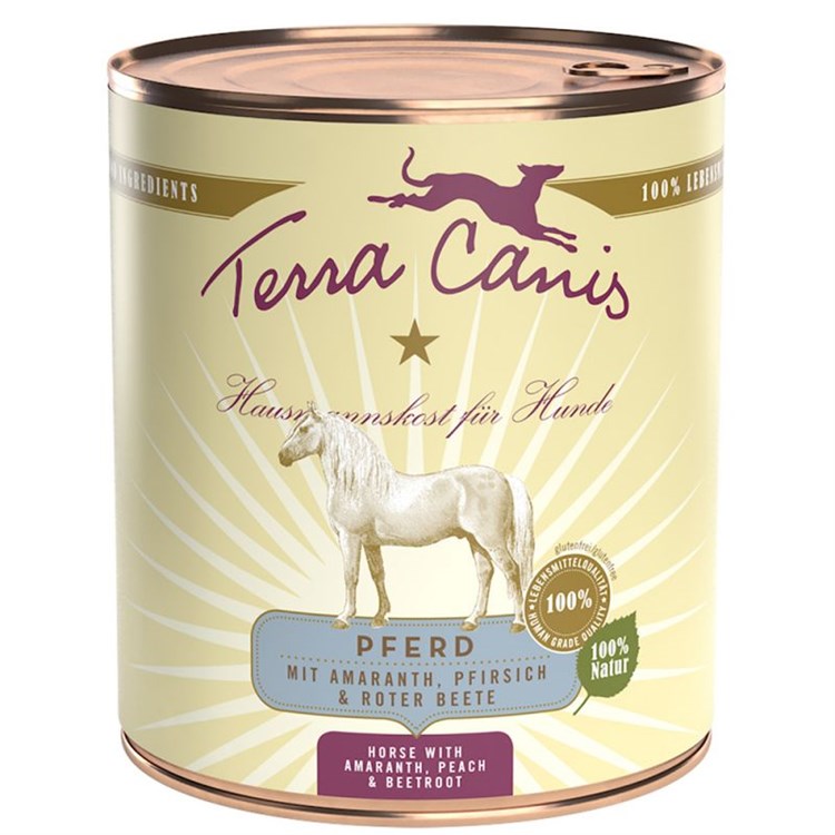 Terra canis classic cavallo con amaranto, pesca e barbabietola 400 gr