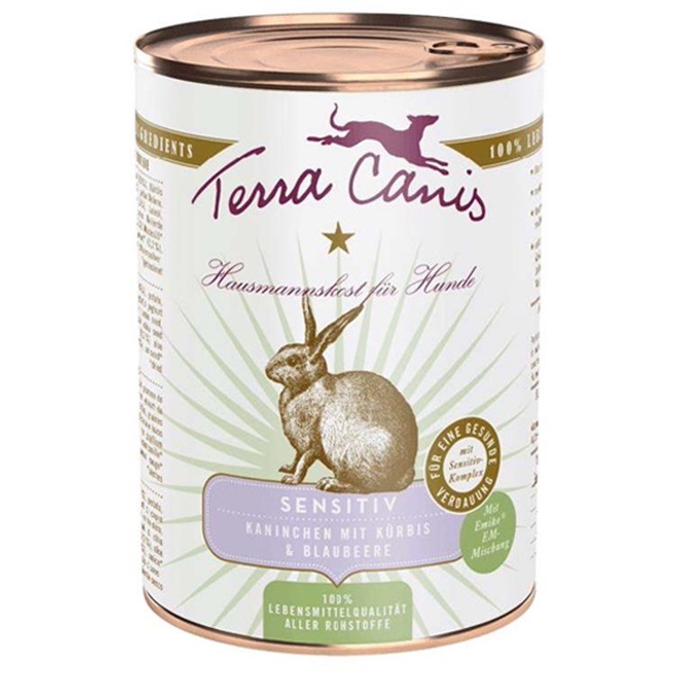 Terra Canis Sensitive Coniglio con Zucca e Mirtillo 400g