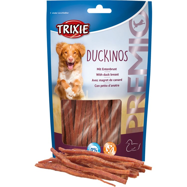 Trixie Premio Duckinos di Anatra 80gr Snack Per Cani