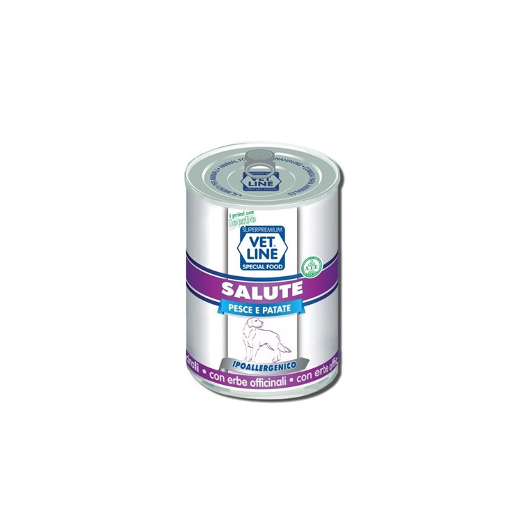 VET LINE CANE SALUTE PESCE E PATATE  400 GR