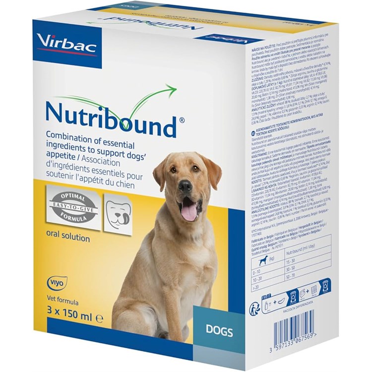 Virbac Nutribound Cani Soluzione Orale Appetibile 3 x 150 ml (450 ml)